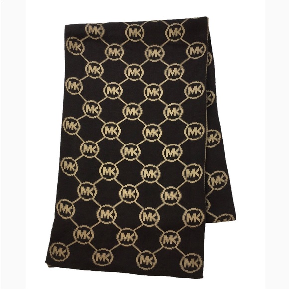 🪴3xHP🪴 Michael Kors Jetset Logo Knit Scarf - Picture 6 of 7